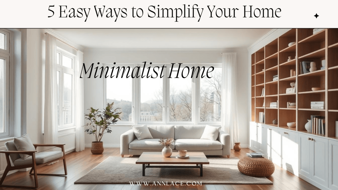 Easy Ways to Simplify Your Home