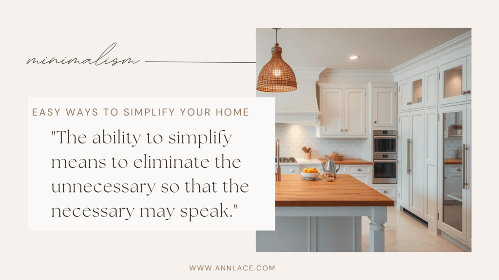 Simplify Your Home