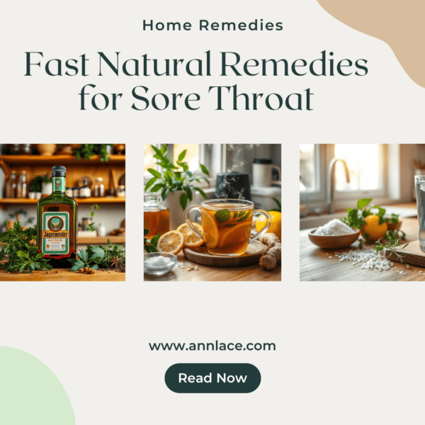 Fast Natural Remedies for Sore Throat: Home Treatments